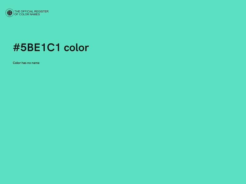 #5BE1C1 color image