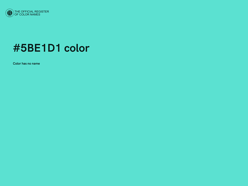 #5BE1D1 color image