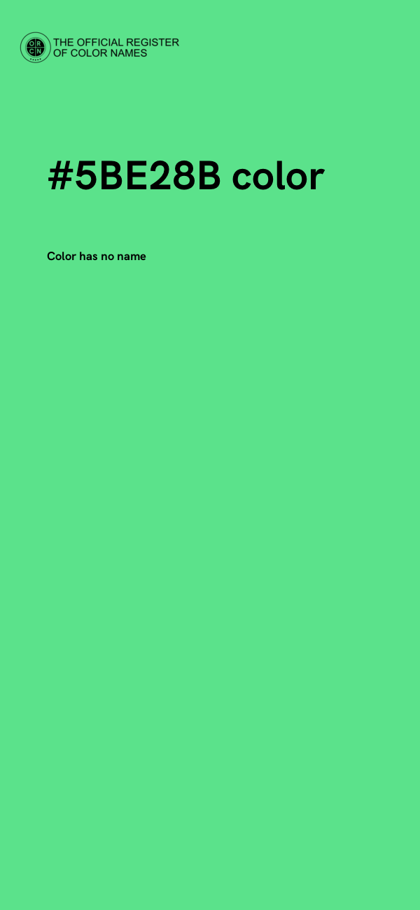 #5BE28B color image