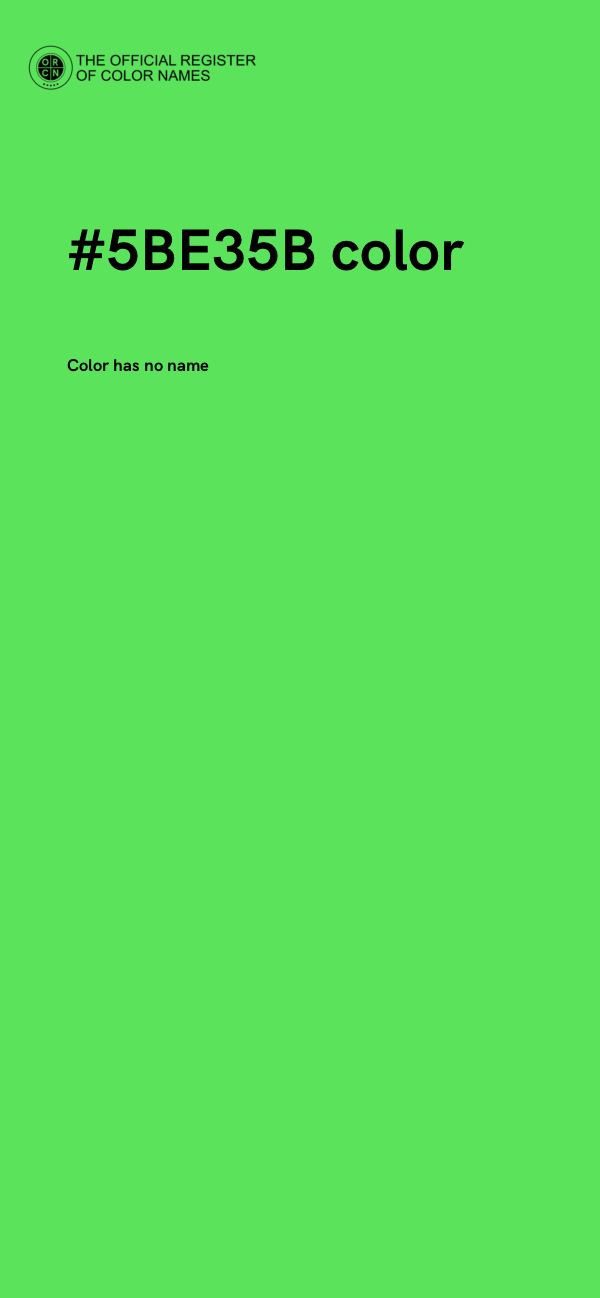 #5BE35B color image