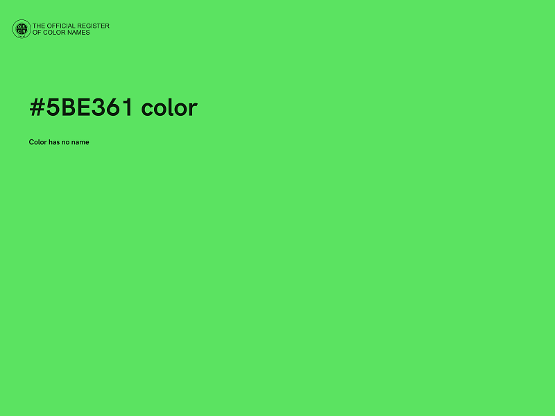 #5BE361 color image