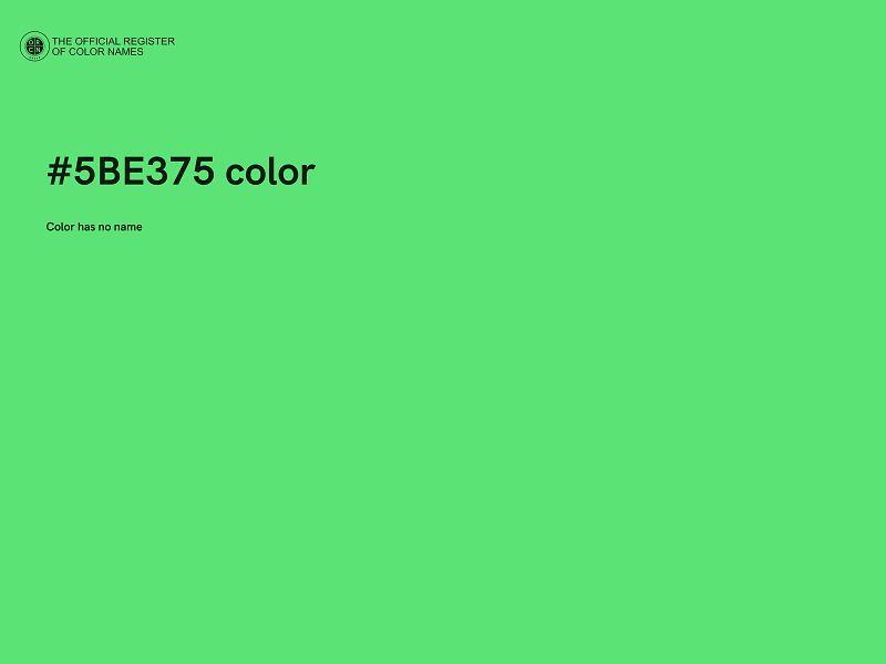 #5BE375 color image