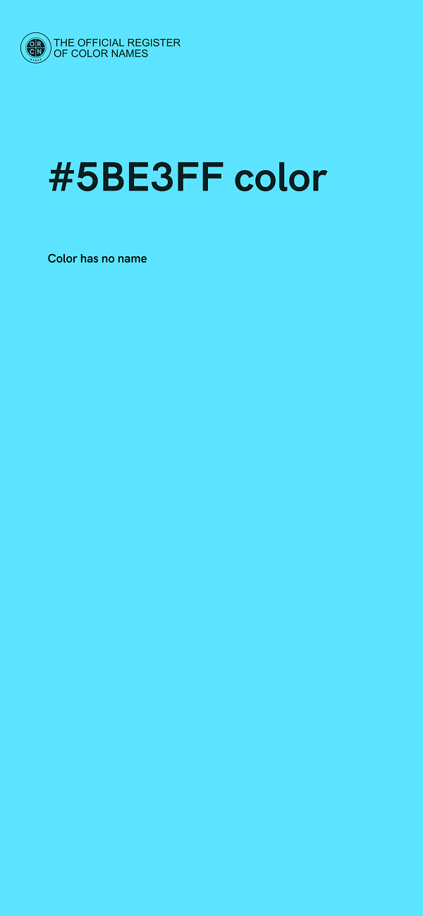 #5BE3FF color image