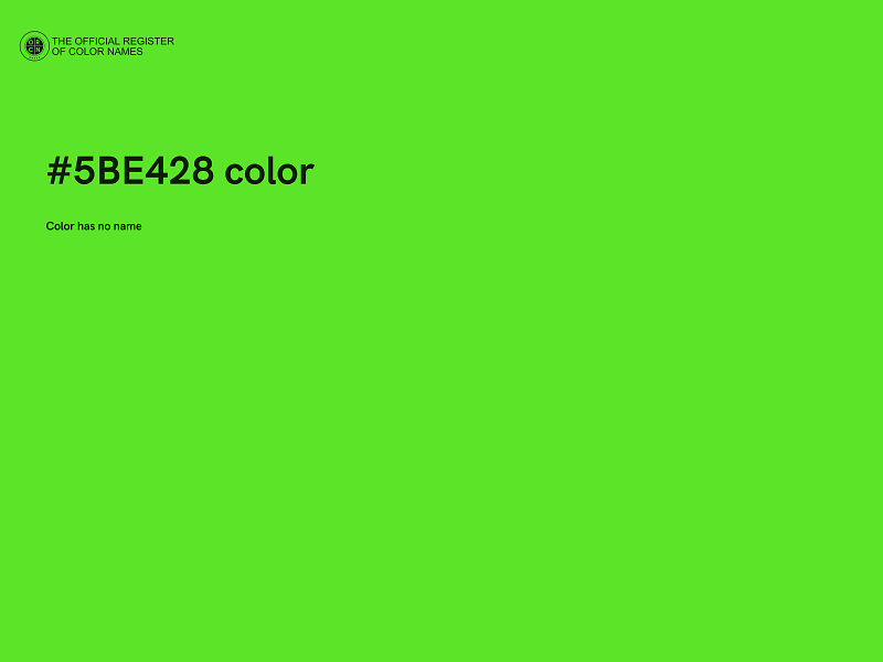 #5BE428 color image
