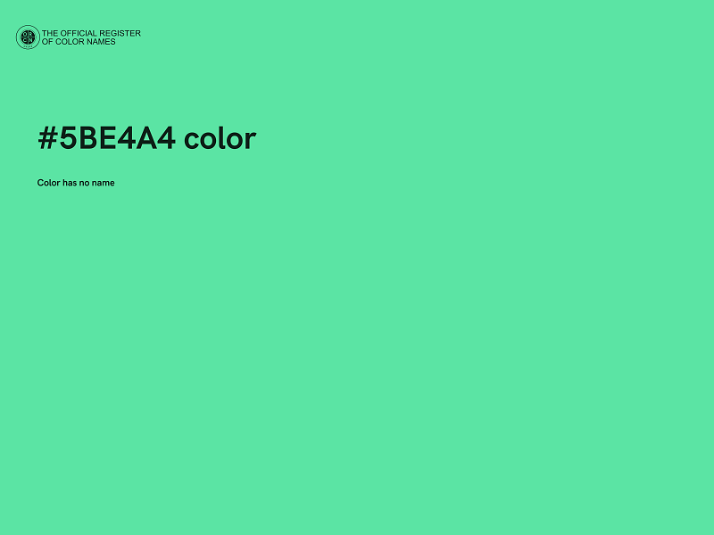 #5BE4A4 color image