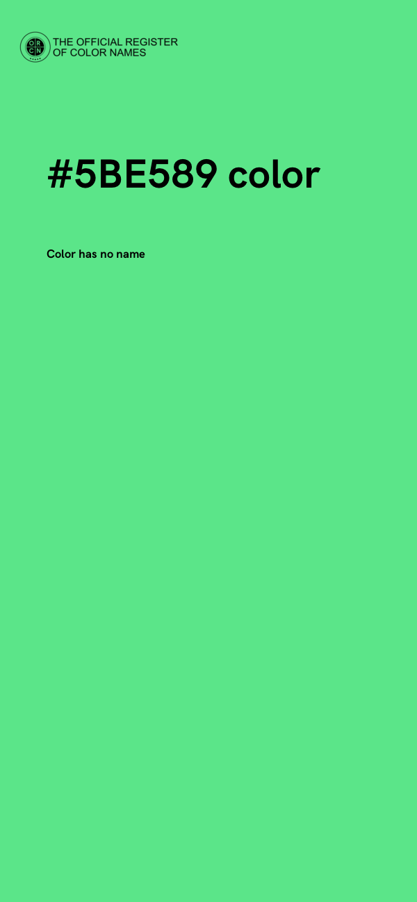 #5BE589 color image
