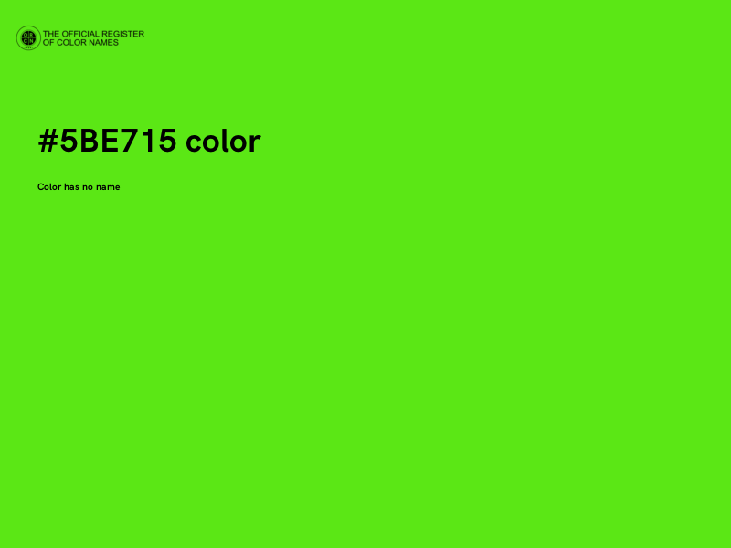 #5BE715 color image