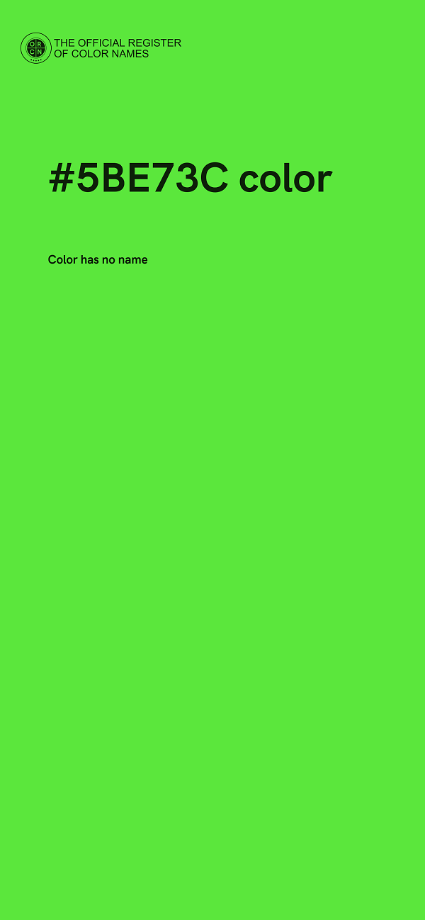 #5BE73C color image