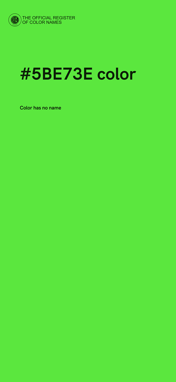 #5BE73E color image