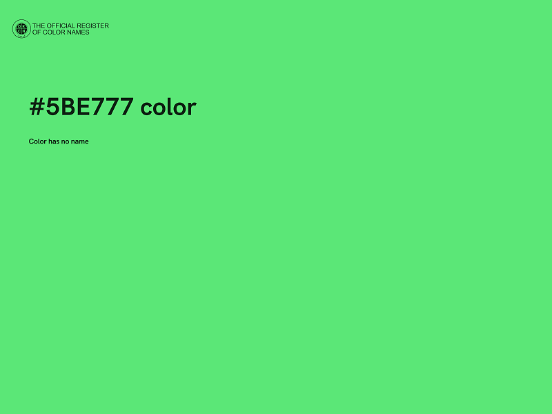 #5BE777 color image