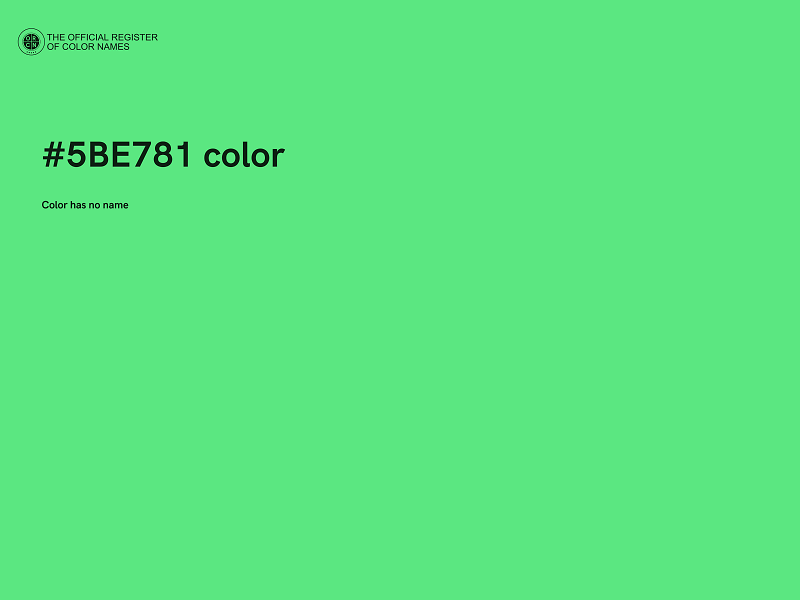 #5BE781 color image