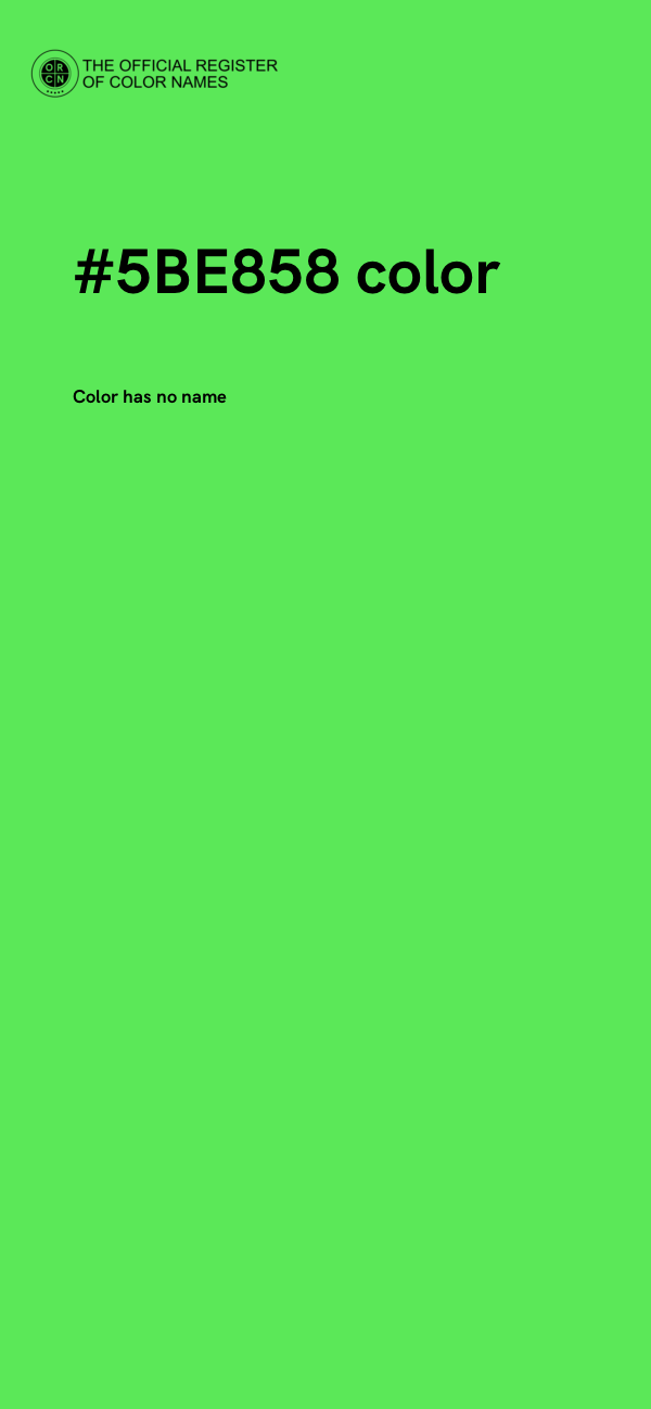 #5BE858 color image