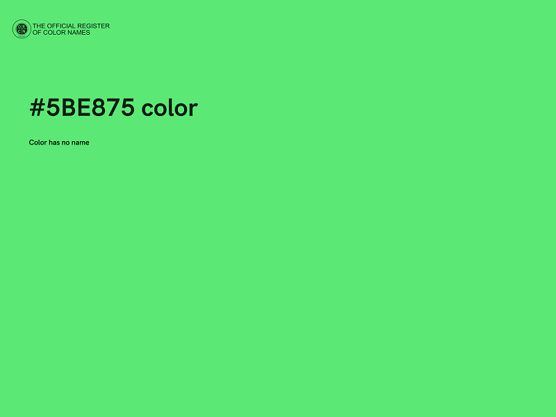 #5BE875 color image