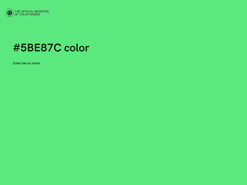 #5BE87C color image