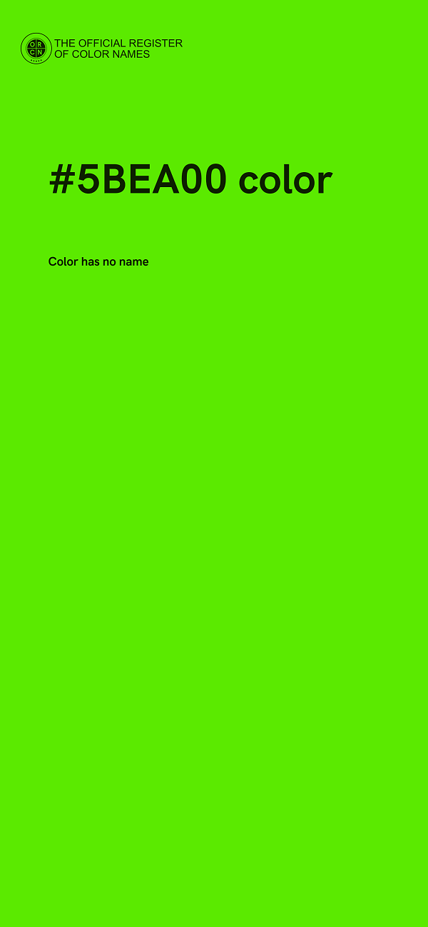 #5BEA00 color image