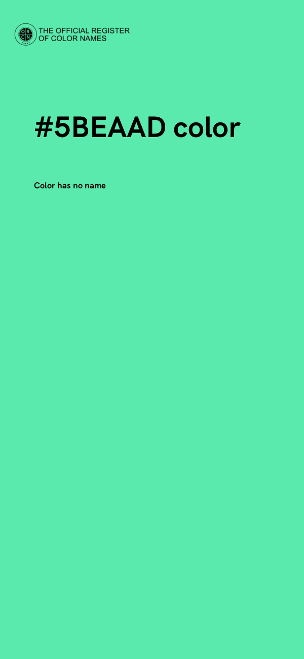 #5BEAAD color image