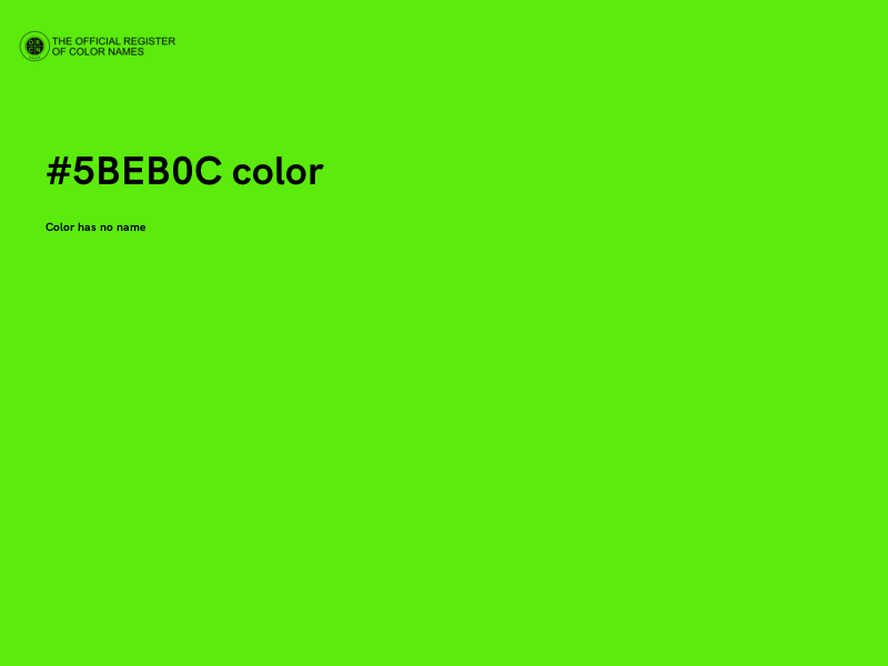 #5BEB0C color image