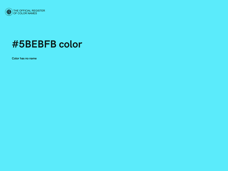 #5BEBFB color image