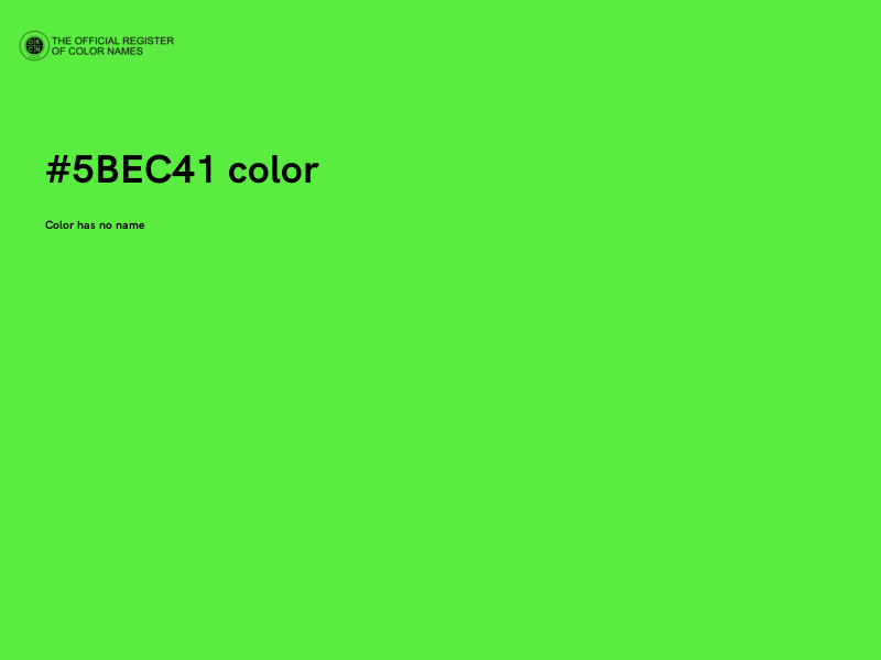 #5BEC41 color image