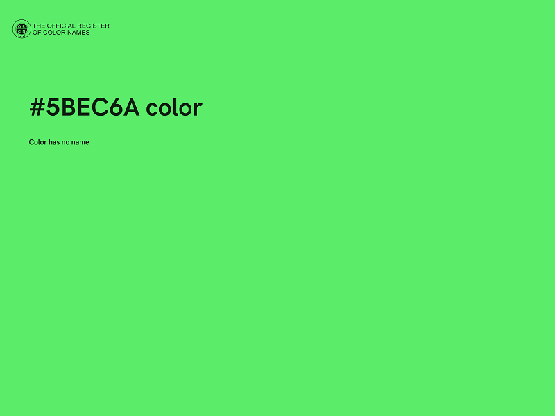 #5BEC6A color image