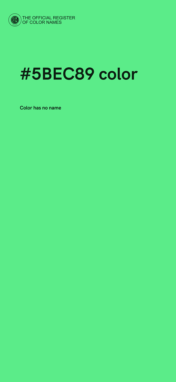 #5BEC89 color image