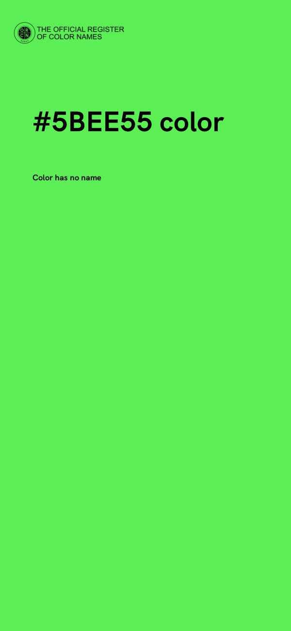 #5BEE55 color image