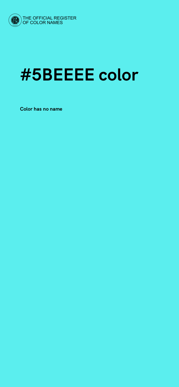 #5BEEEE color image
