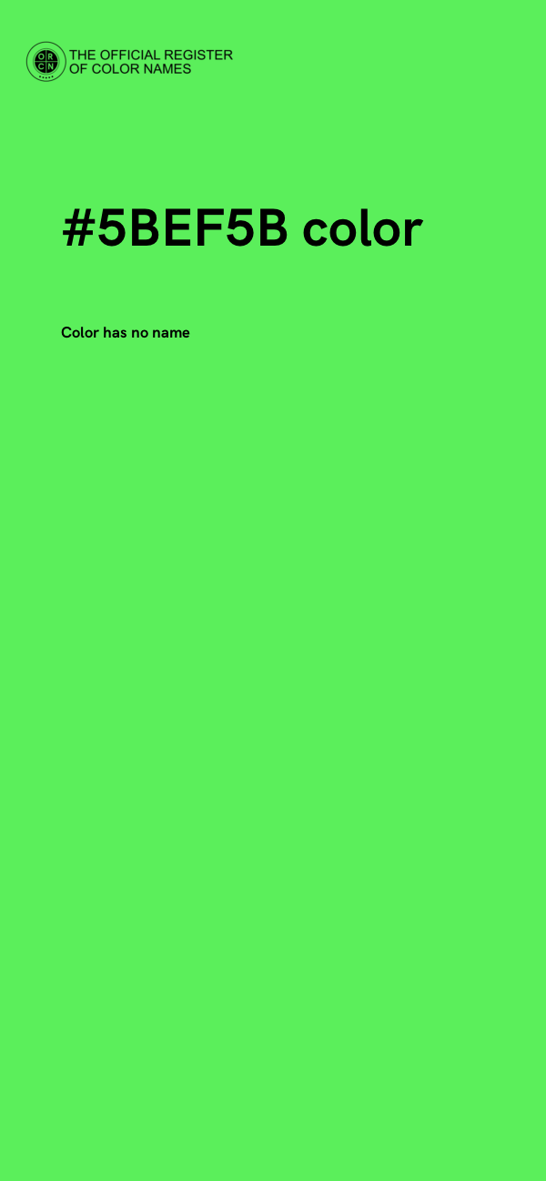 #5BEF5B color image