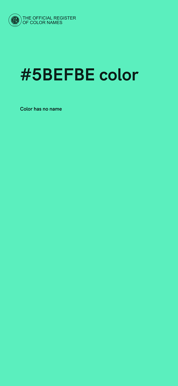 #5BEFBE color image