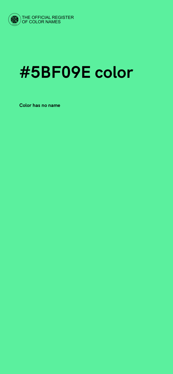 #5BF09E color image