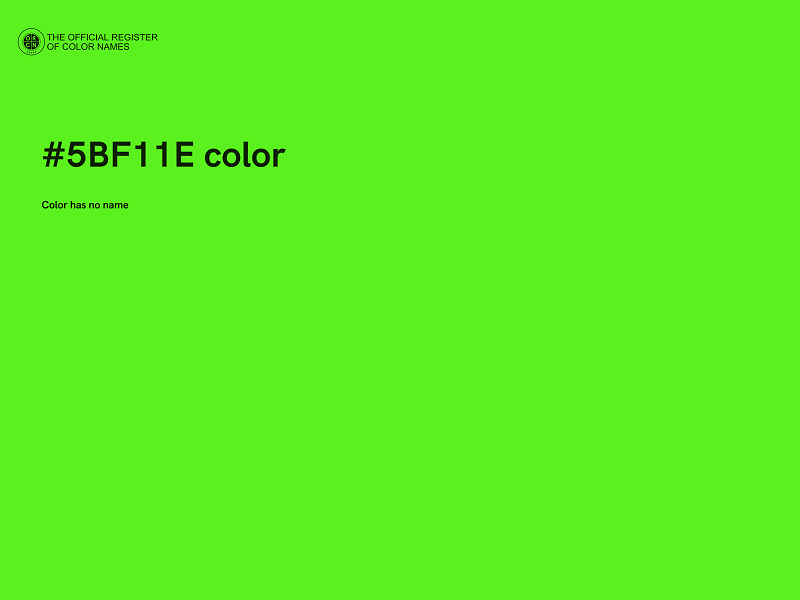 #5BF11E color image