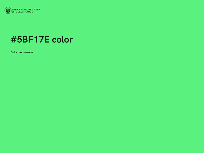 #5BF17E color image