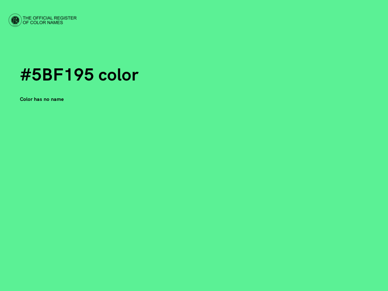 #5BF195 color image
