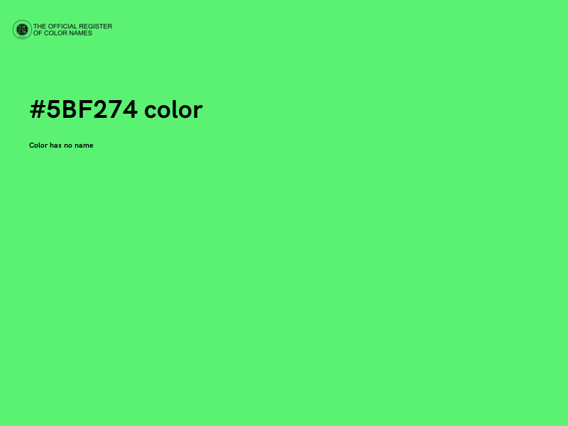 #5BF274 color image
