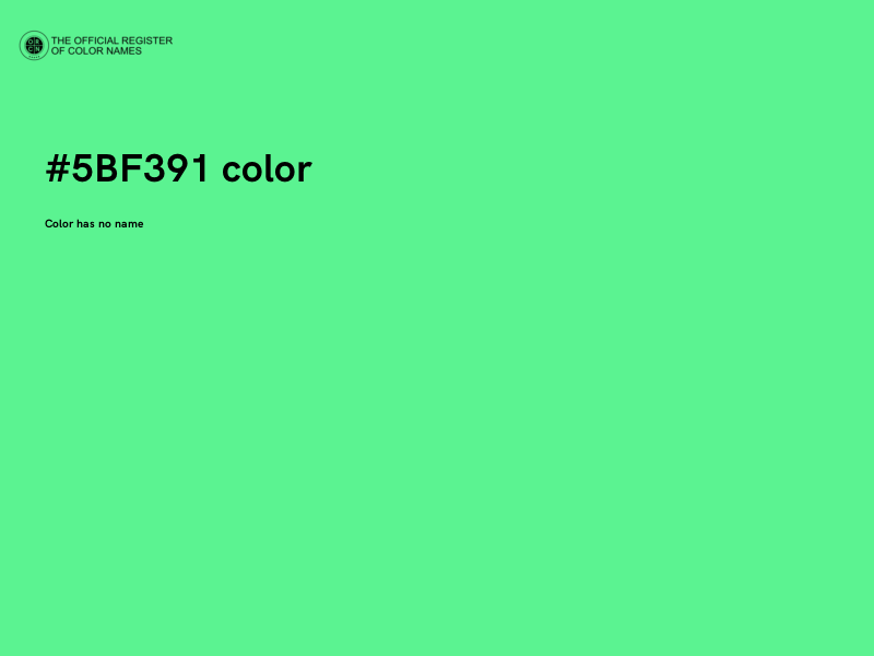 #5BF391 color image