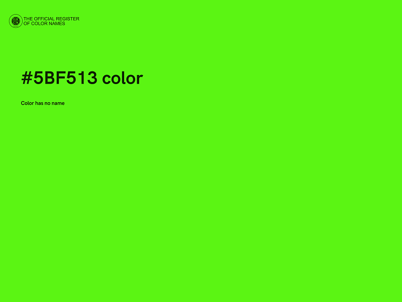 #5BF513 color image