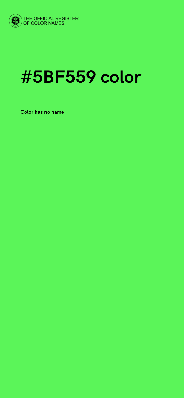 #5BF559 color image