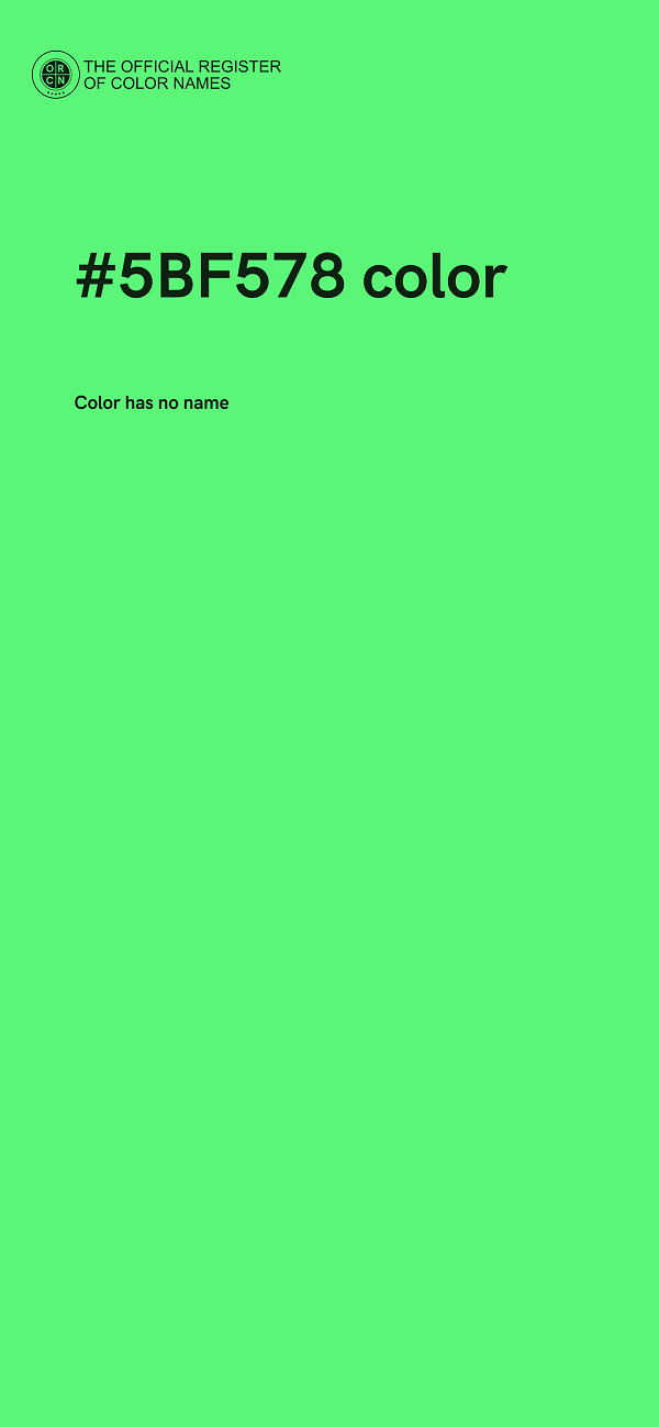 #5BF578 color image