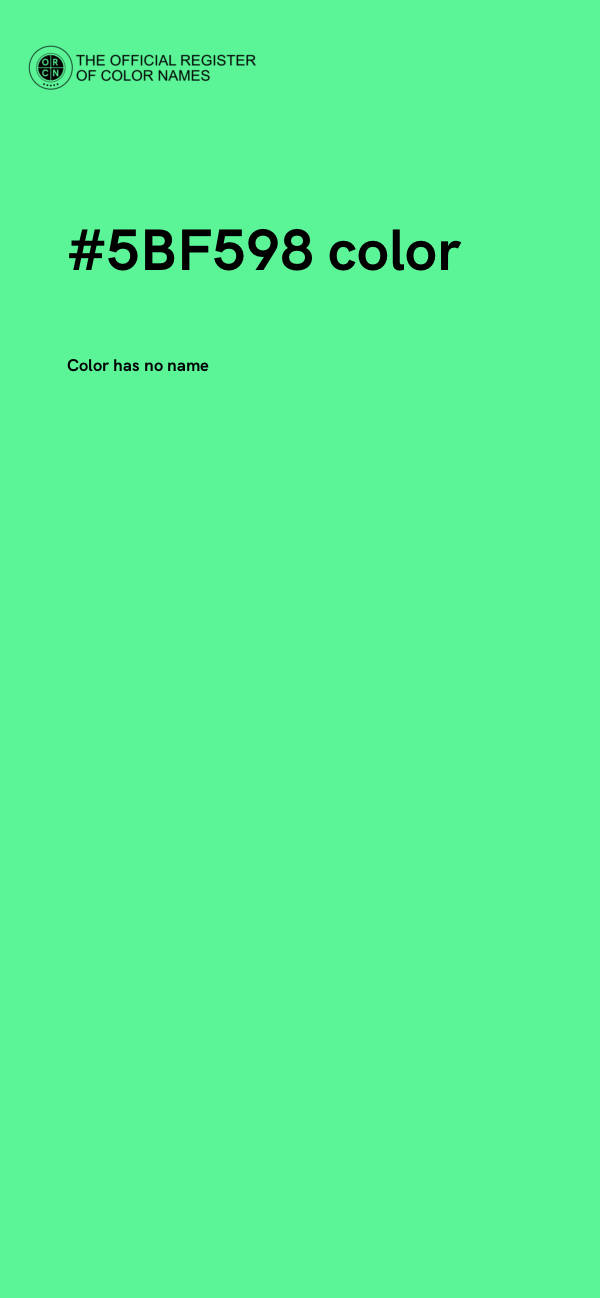 #5BF598 color image