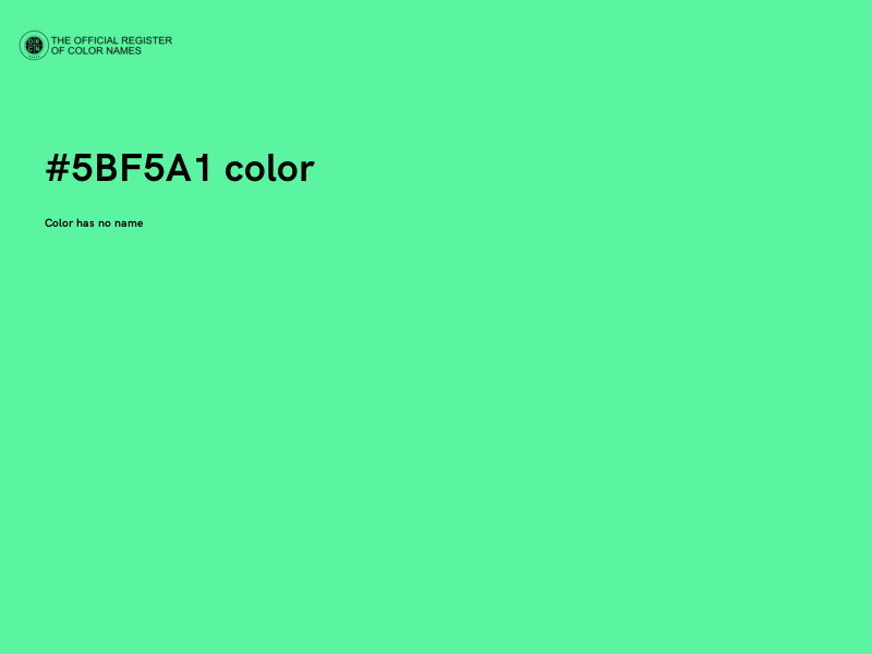 #5BF5A1 color image