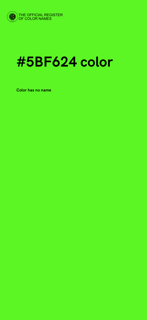 #5BF624 color image