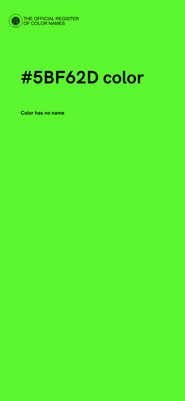 #5BF62D color image