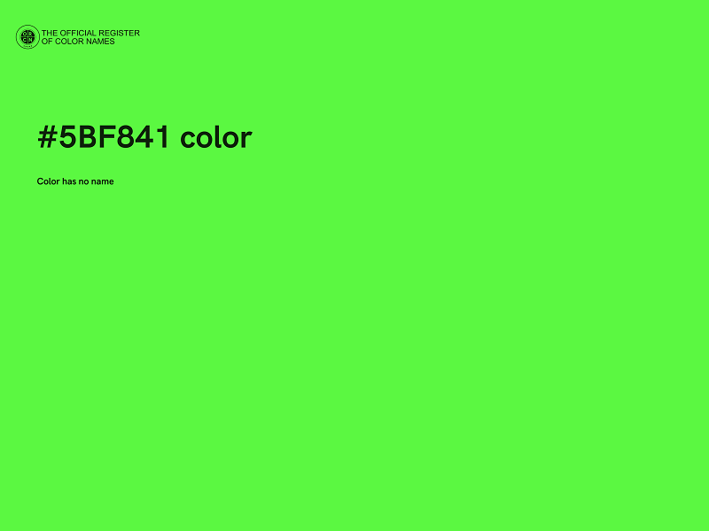 #5BF841 color image