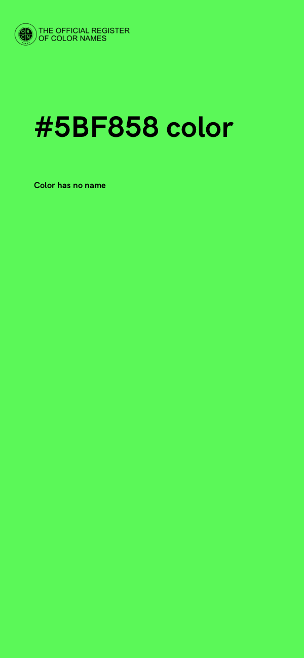#5BF858 color image