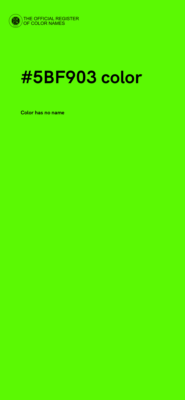 #5BF903 color image