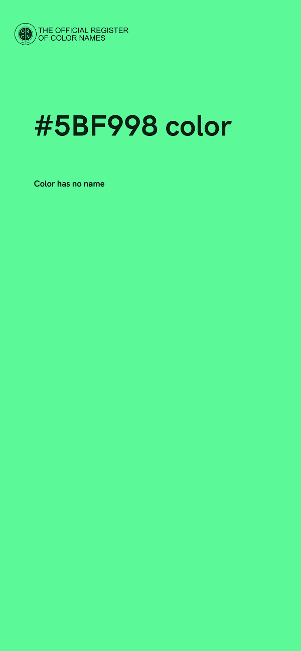 #5BF998 color image