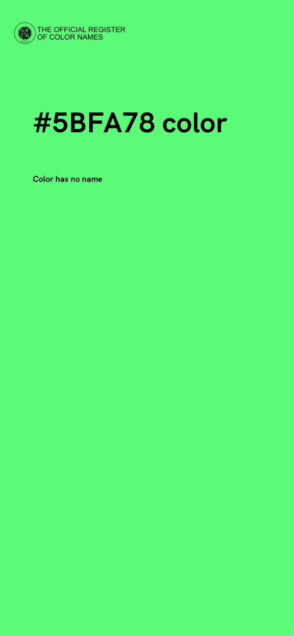 #5BFA78 color image