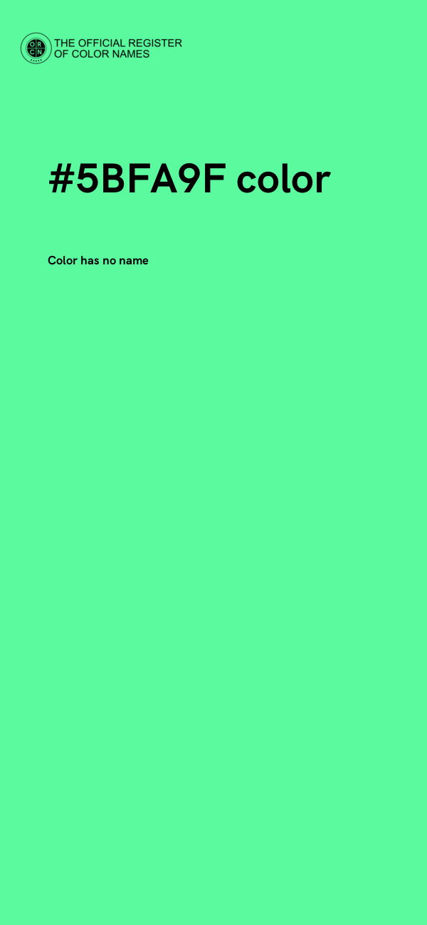 #5BFA9F color image