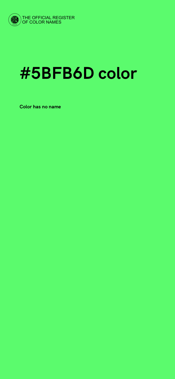 #5BFB6D color image