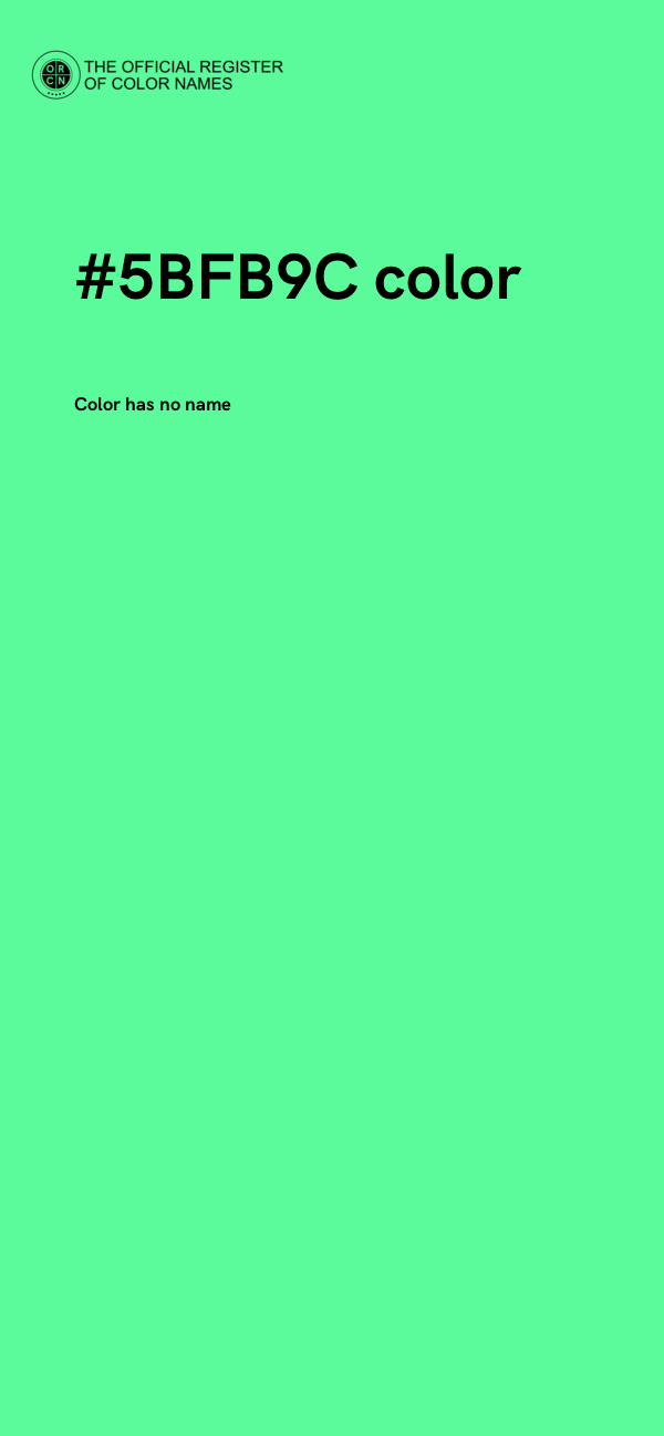 #5BFB9C color image